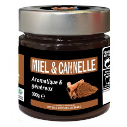 Miel à la cannelle 300 gr, bio