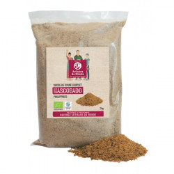 Sucre poudre mascabado 1 kg, bio