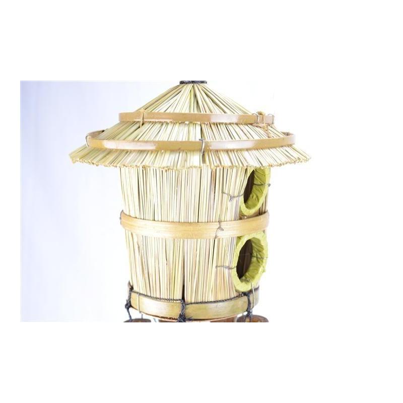 Carillon en Bambou Style Nichoir à Oiseau