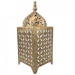 Lanterne Marocaine 40cm en métal doré