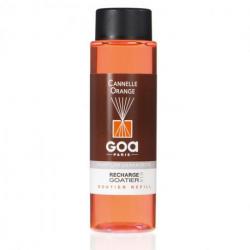 Recharge de parfum Cannelle Orange - Goa 250ml + 1 pack rotin