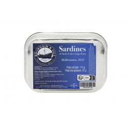 Sardines à l'huile d'Olive vierge extra 115g
