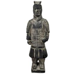 Statue Guerrier Chinois Xian en Terre Cuite 20cm