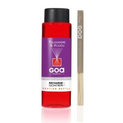 Recharge de parfum Palissandre & Acajou - Goa 250ml + 1 pack rotin