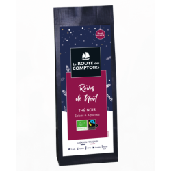 Thé Noir Bio "Rêves de Noël" Sachet vrac 100g | Saveurs épicées et fruitées