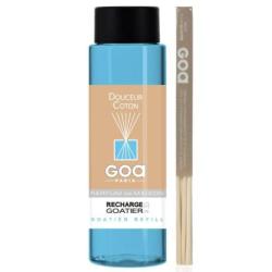 Recharge de parfum Douceur Coton - Goa 250ml + 1 pack rotin