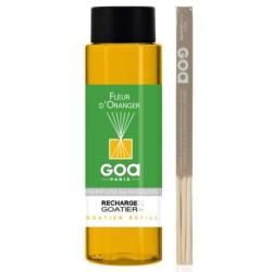 Recharge de parfum Fleur d'Oranger - Goa 250ml + 1 pack rotin