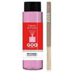 Recharge de parfum Cerisier en Fleurs - Goa 250ml + 1 pack rotin