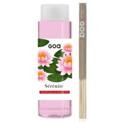 Recharge de parfum Sérénité - Goa 250ml + 1 pack rotin