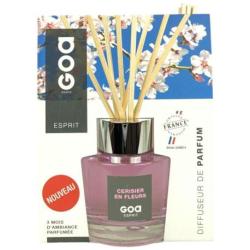 Cerisier en Fleurs - Diffuseur de Parfum à tiges de rotin Goa - Goatier Esprit 200ml