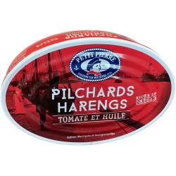 Pilchards harengs à la tomate et huile MSC