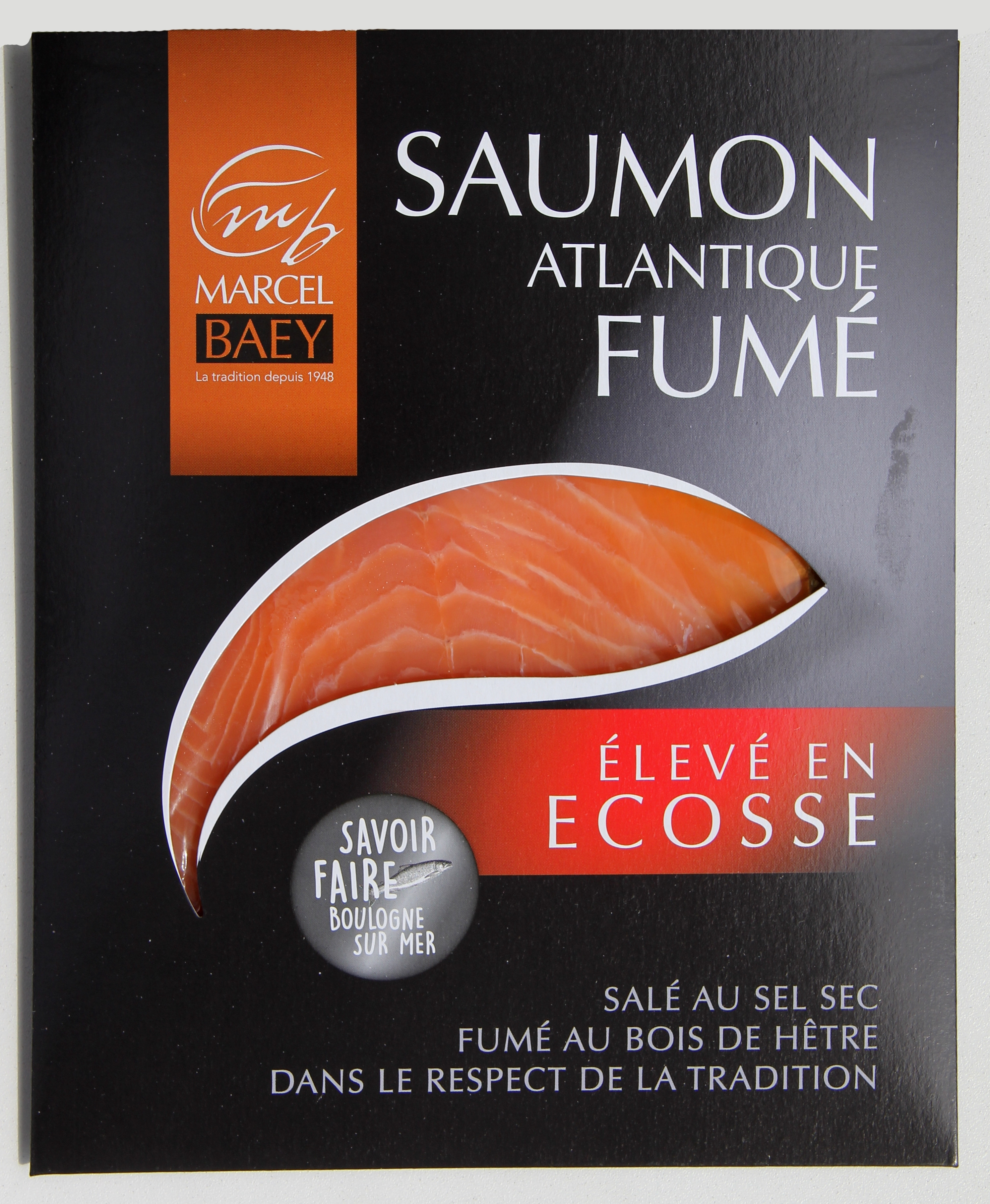 Filet de saumon fumé tranché
