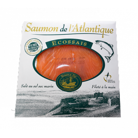 Saumon d'Ecosse fumé 150g (3-4 tranches)